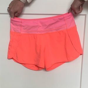 Womens Lululemon Speed up Shorts size 6